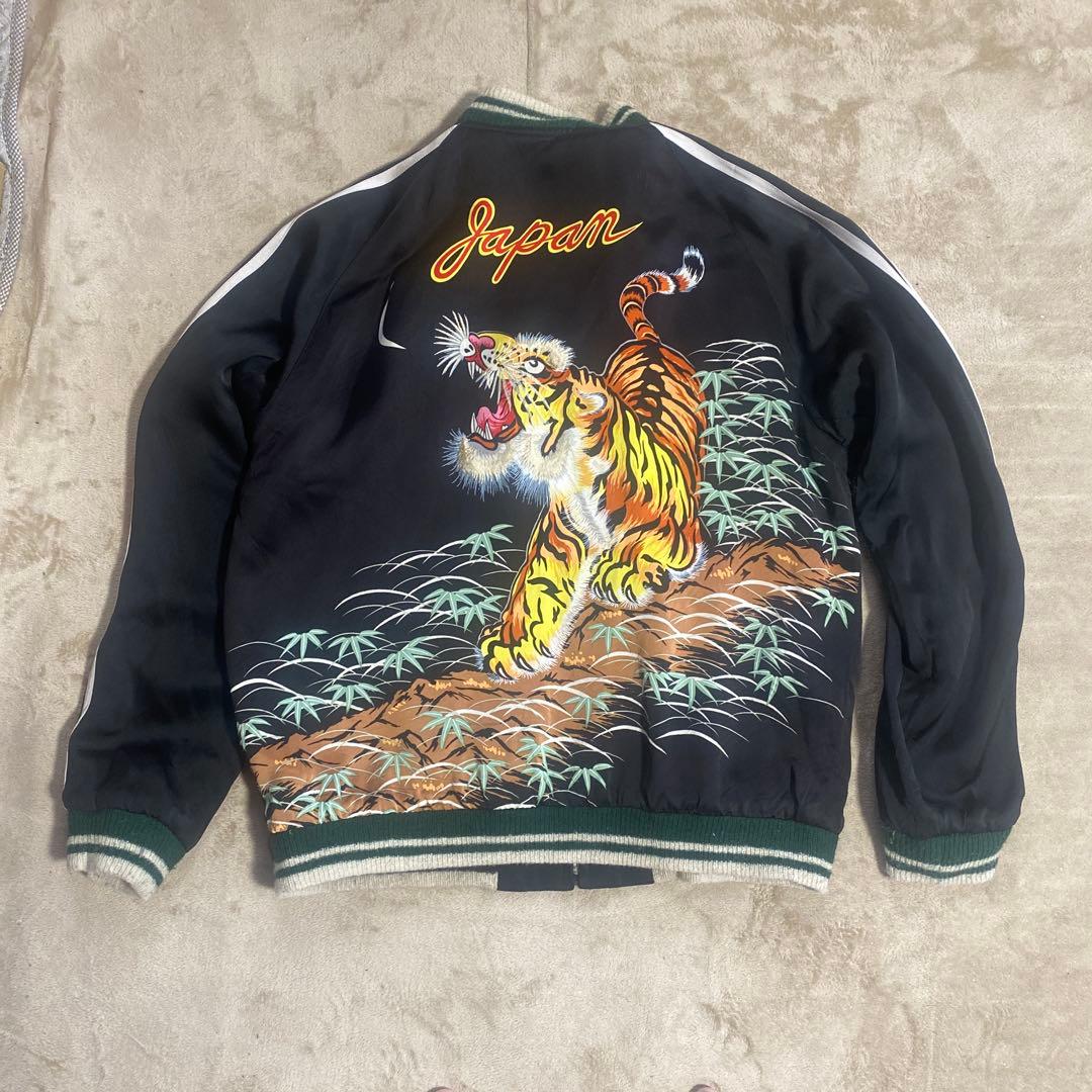 【中古】テーラー東洋スカジャン【ジッパー交換修理品】 Lサイズスーベニア