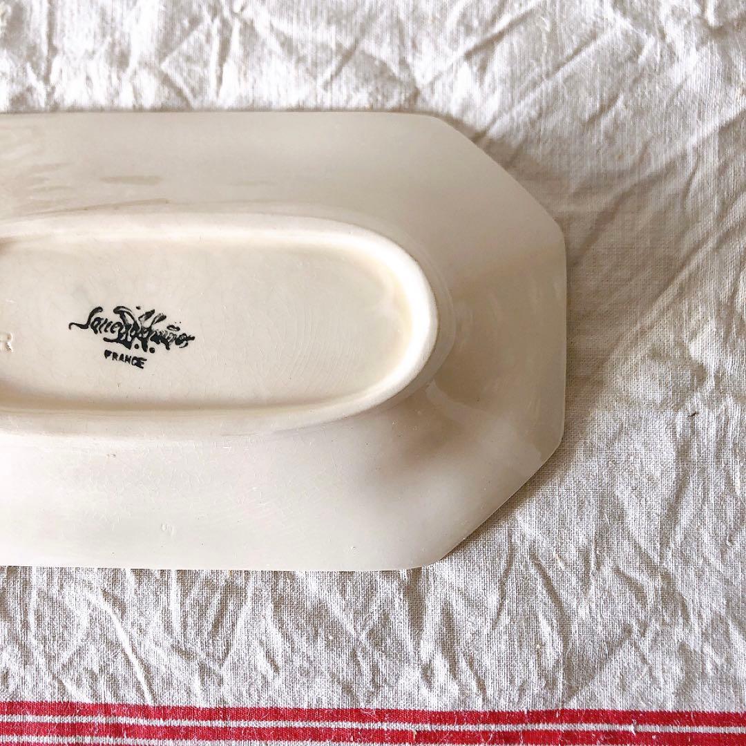 サルグミンヌ オクトゴナルラヴィエ フランスアンティーク食器 アンティーク食器