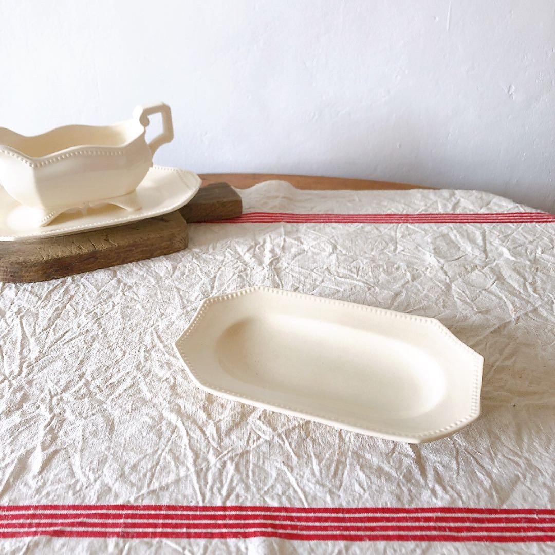 サルグミンヌ オクトゴナルラヴィエ フランスアンティーク食器 アンティーク食器