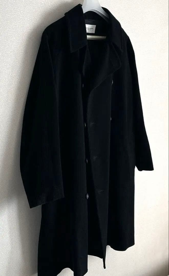 【定価¥66000】コーデュロイ トレンチコート XL ブラック チェスター