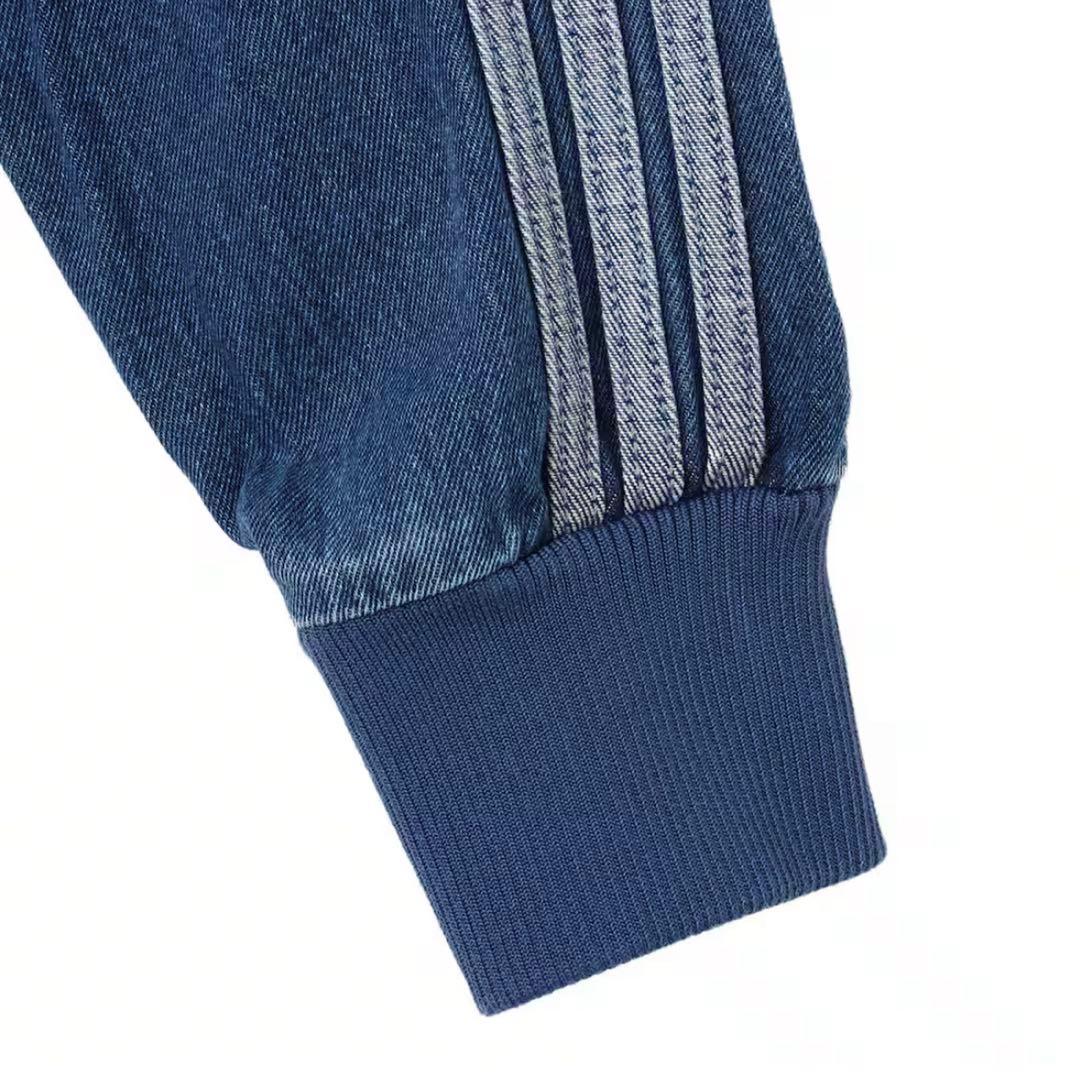 新品2XL⭐️adidasアディカラー デニム ファイヤーバード トラックトップ青