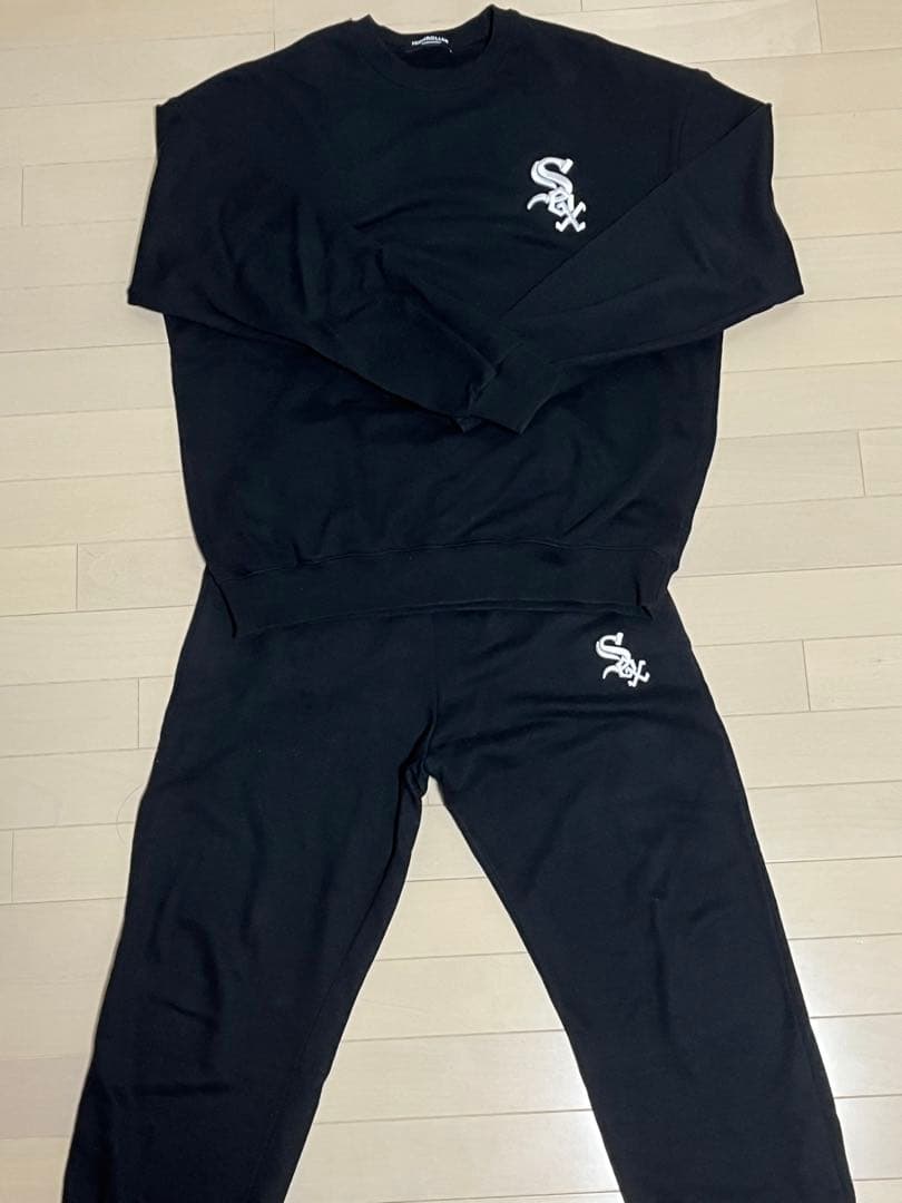 【ホワイトソックス】【スウェット トレーナーセットアップ】【ストリー　set価格