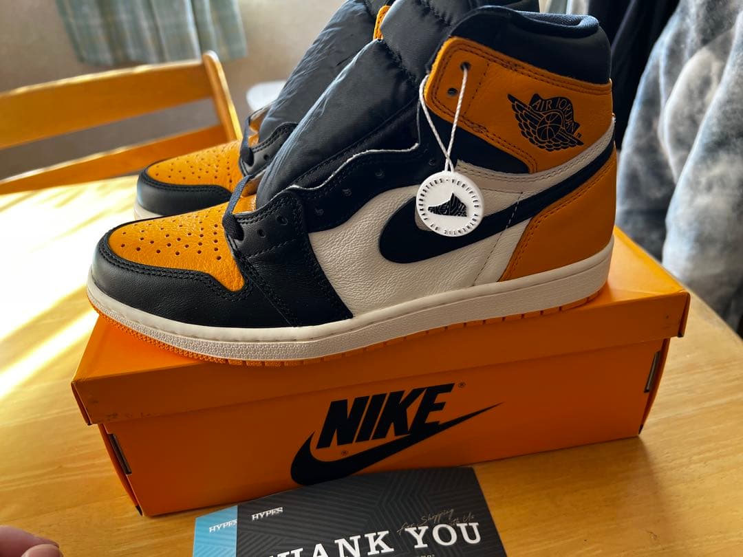 靴 NIKE JORDAN 1 HIGH taxi 27cm