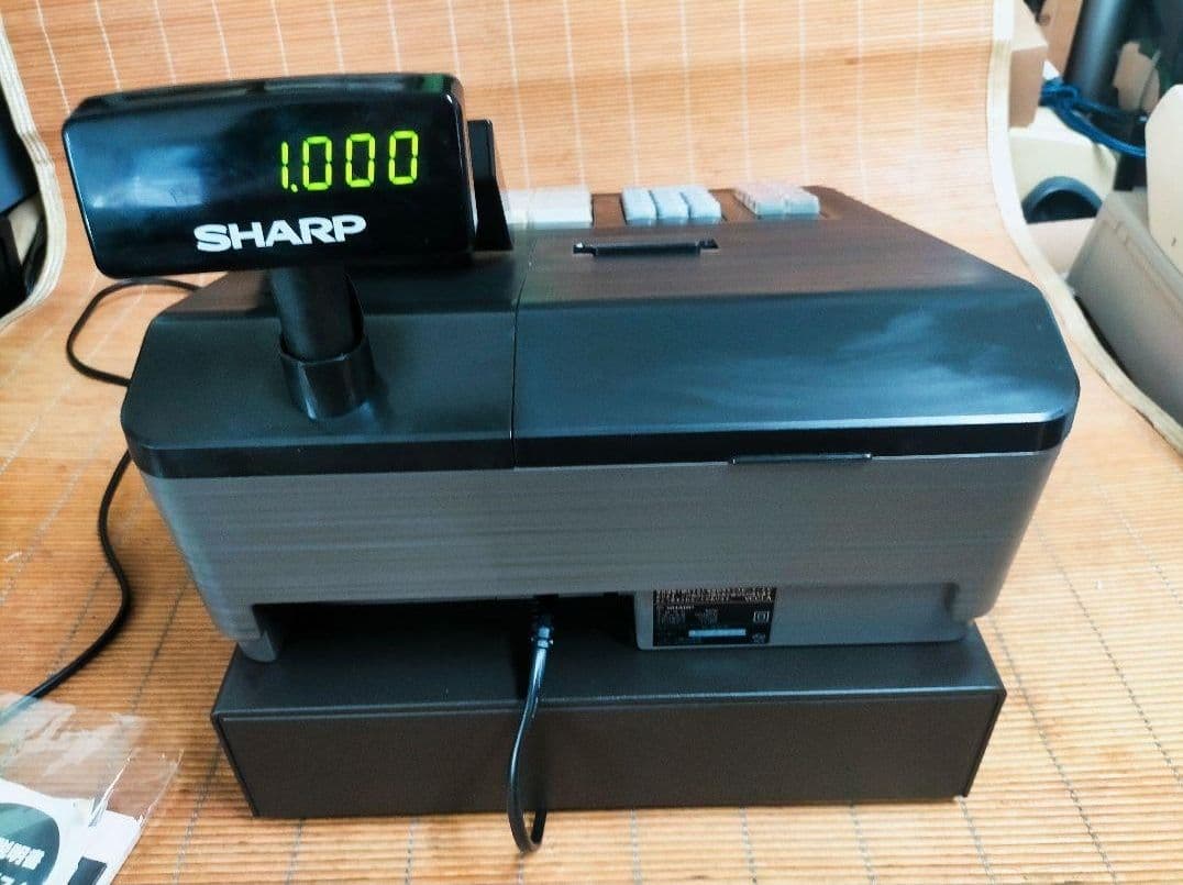 シャープレジスター　XE-A207　PC連携売上管理設定無料　706666