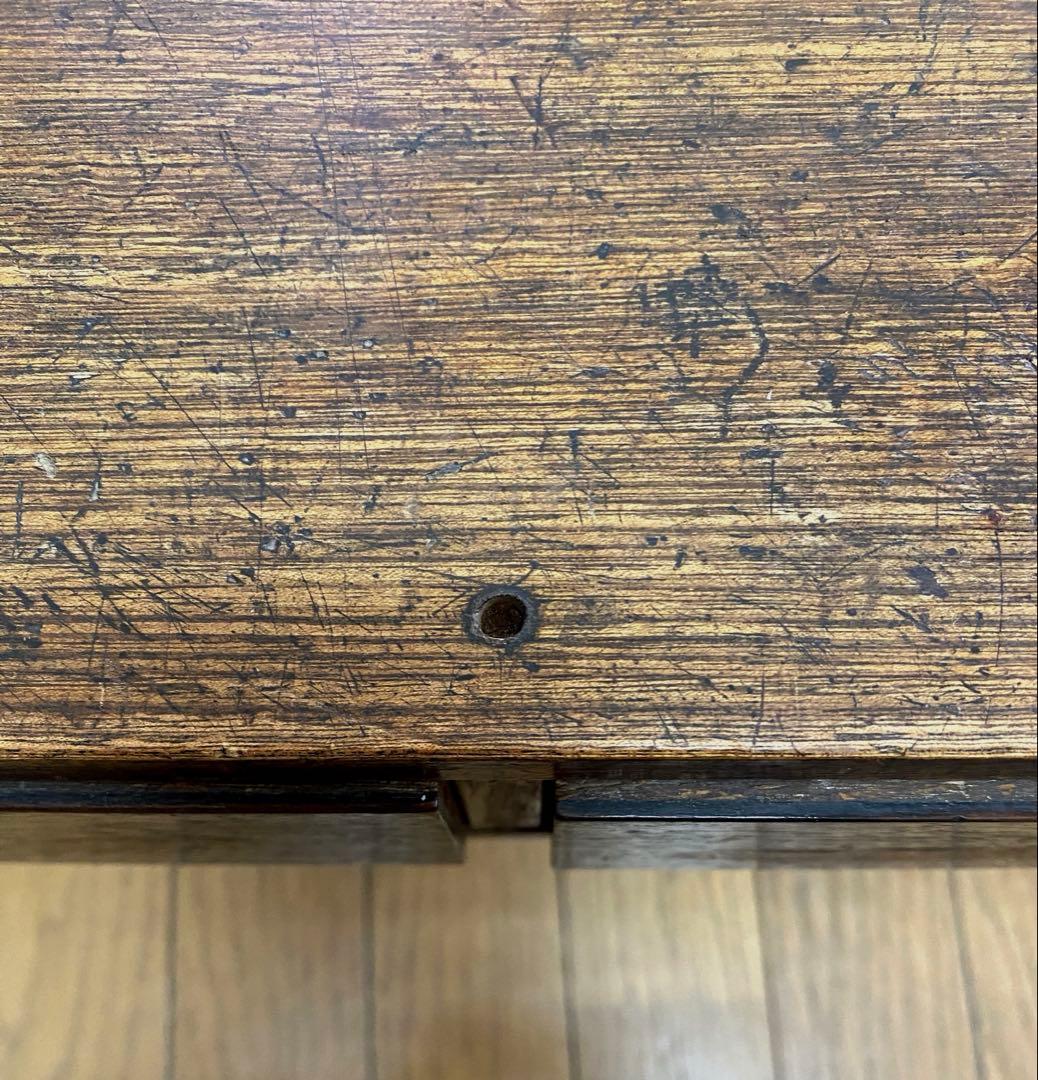 アンティーク レトロ 前黒柿 文机 テーブル 飾り台 インテリア 古民具 小ぶり