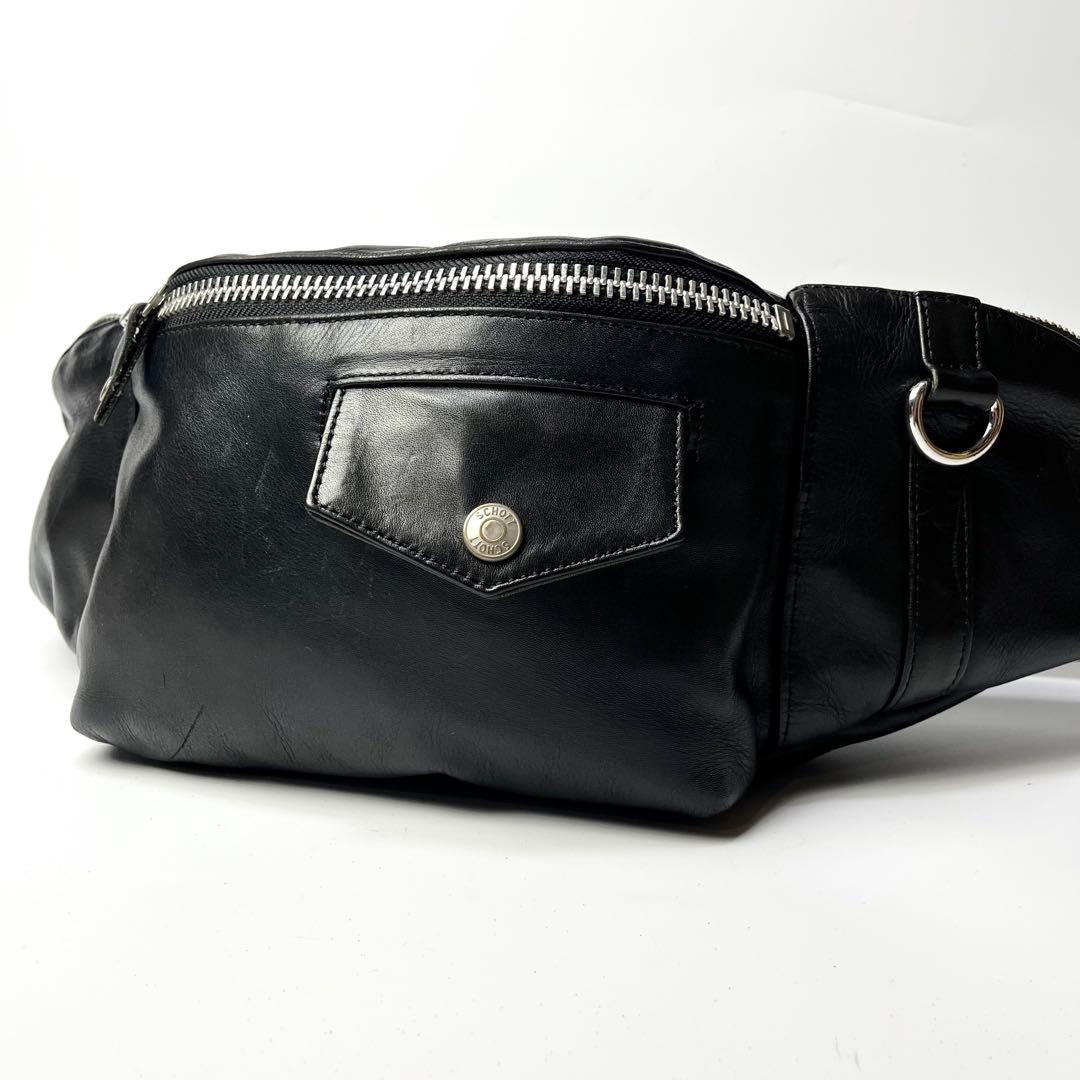 入手困難/美品✨ショット ウエストポーチ ボディバッグ ライダース ワンスター