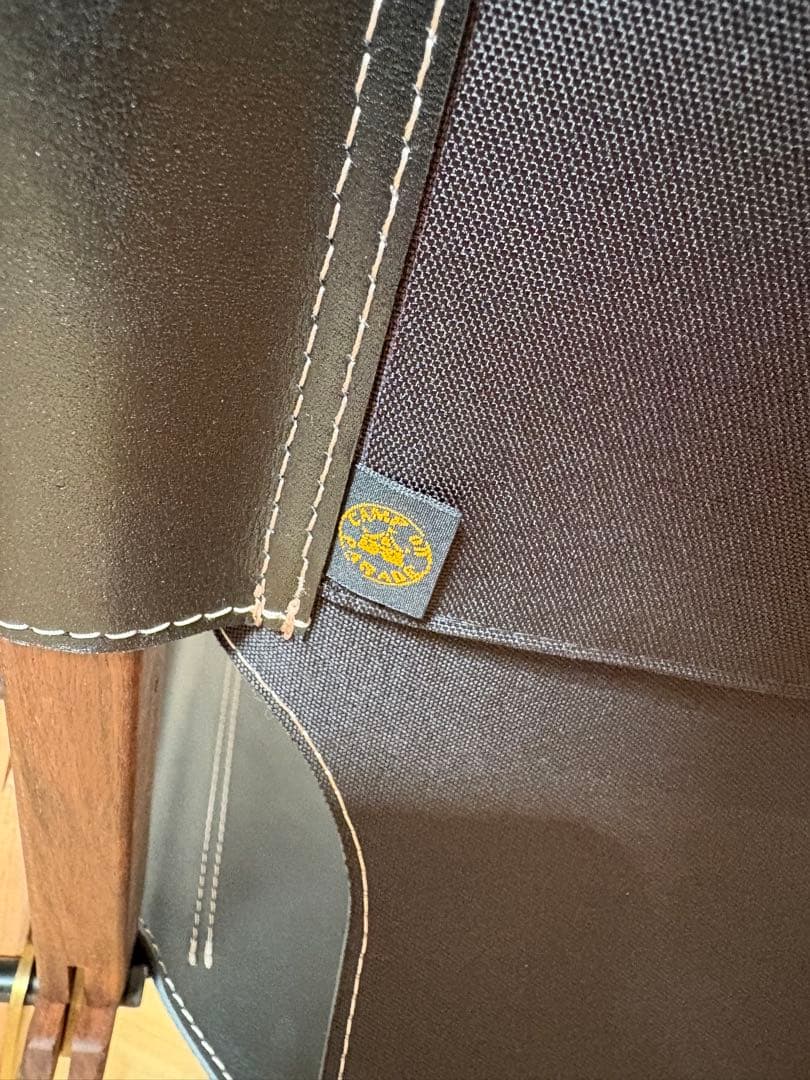 y*5様 新品未使用　コンダクターズチェア　ウォールナット　レザー　ワイド　ハイ