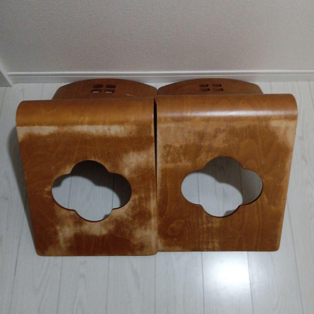 光製作所 木製座椅子 曲げ座椅子 6脚セット