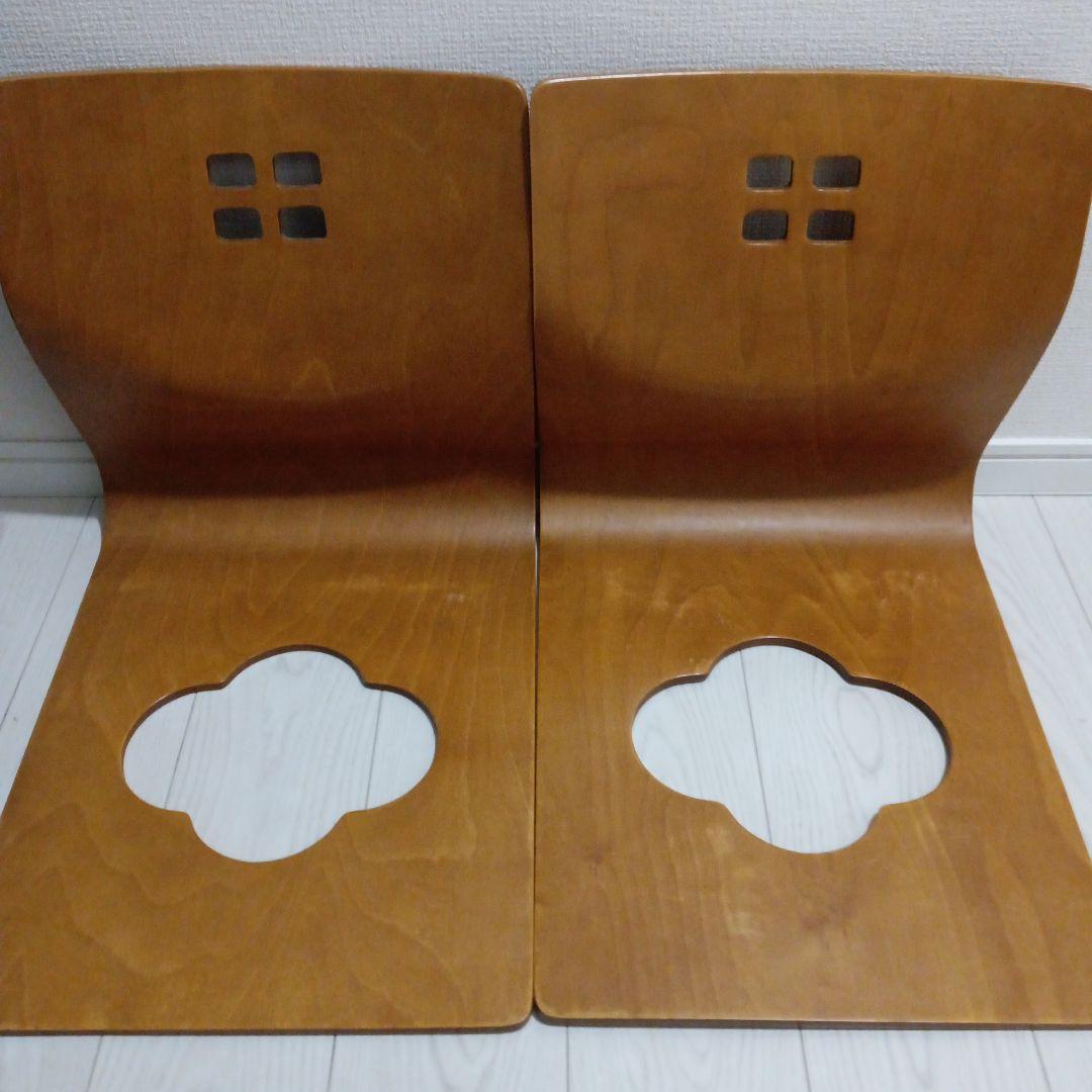 光製作所 木製座椅子 曲げ座椅子 6脚セット