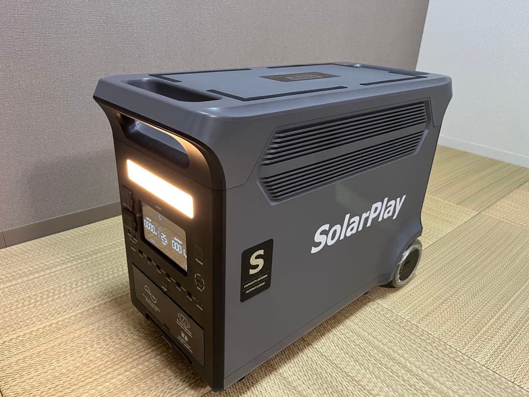 【新品未使用品】SolarPlay Q3600 ポータブル電源 3840Wh