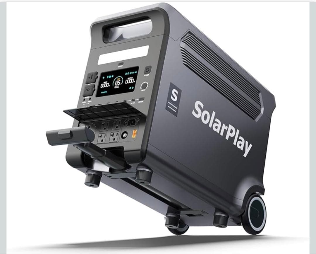 【新品未使用品】SolarPlay Q3600 ポータブル電源 3840Wh