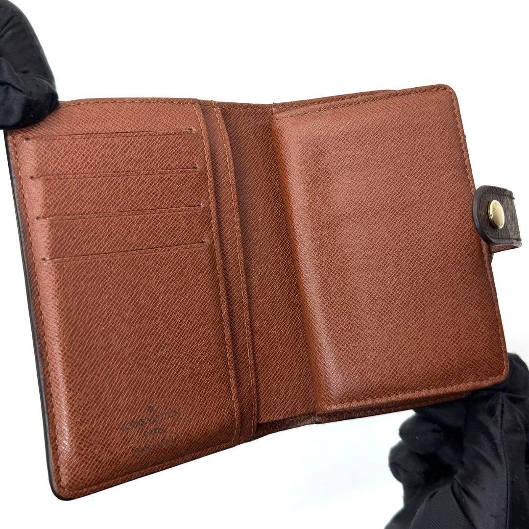 ルイヴィトン モノグラム ポルトモネ ビエ ヴィエノワ がま口 財布 二つ折り