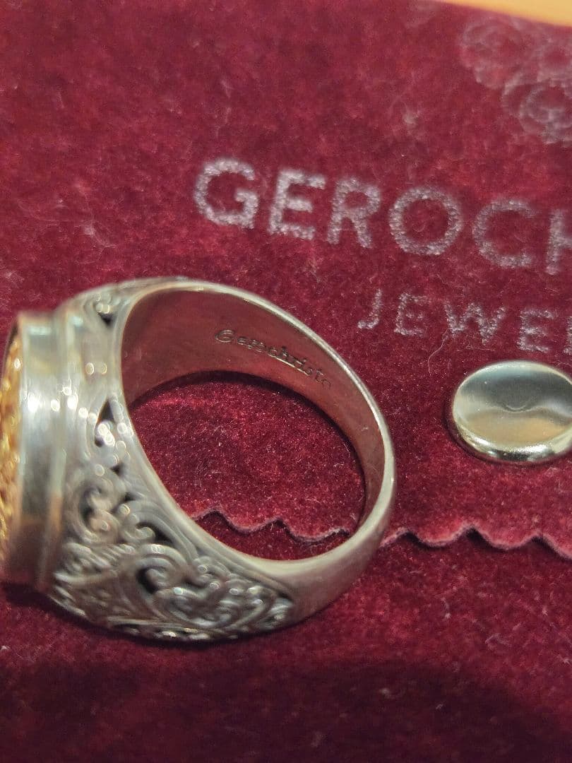 最終価格！GEROCHRISTO シルバーリング　925 k18