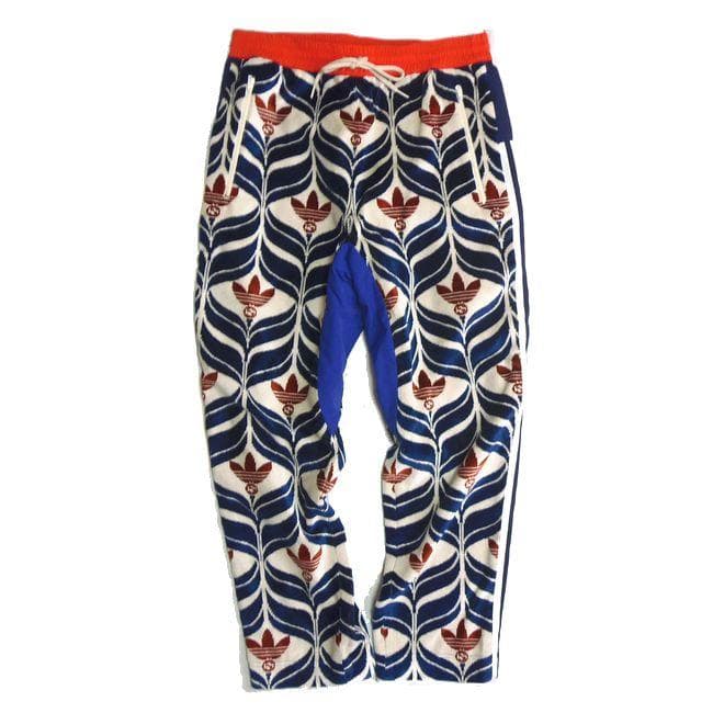 新品 グッチ×アディダス トレフォイル コーデュロイ パンツ 46サイズ