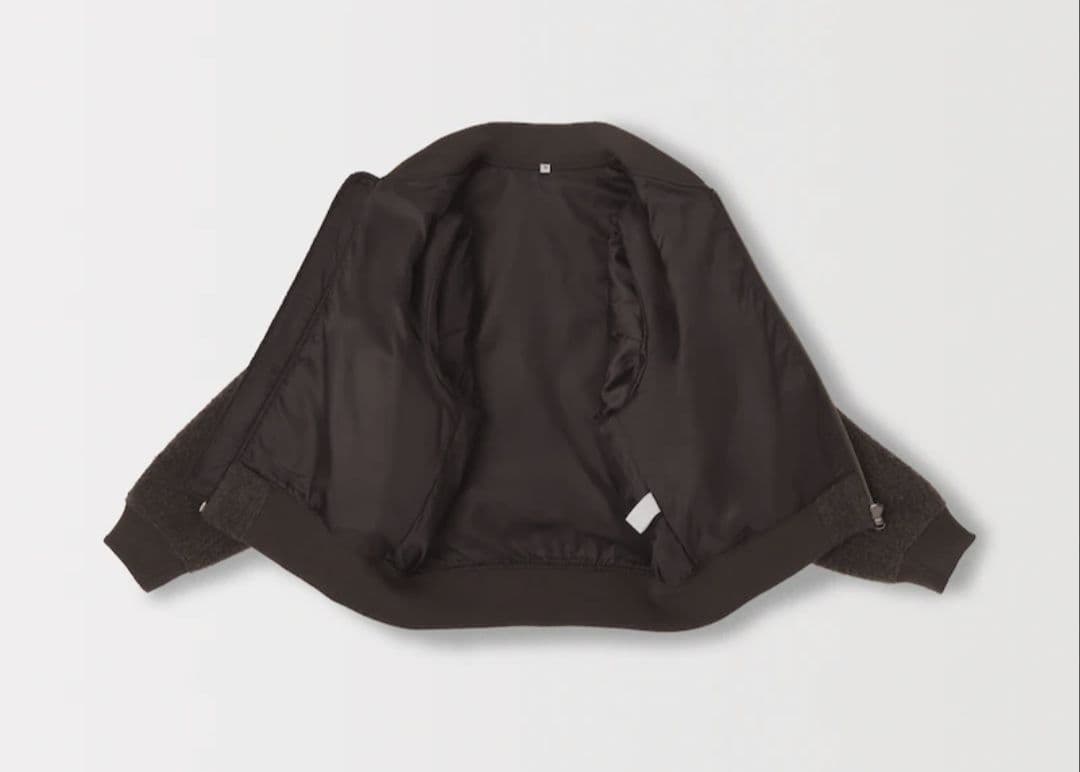 MUJI Labo ウール混ナッピングショートブルゾン