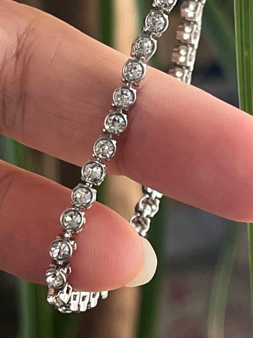 美品　Swarovski テニスブレスレット