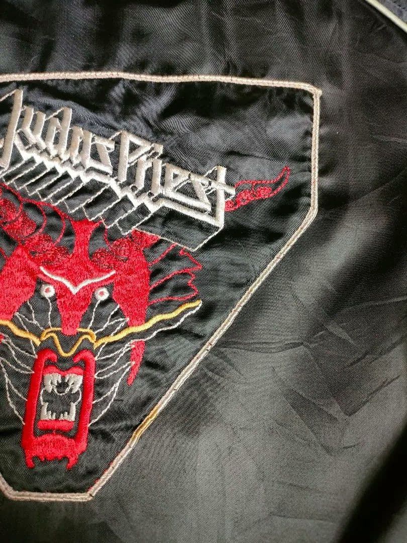 極希少　80s　Judas Priest ツアーサテンジャケット ROADIE製