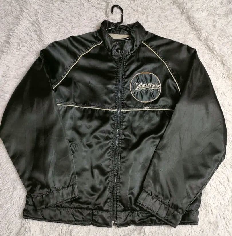 極希少　80s　Judas Priest ツアーサテンジャケット ROADIE製