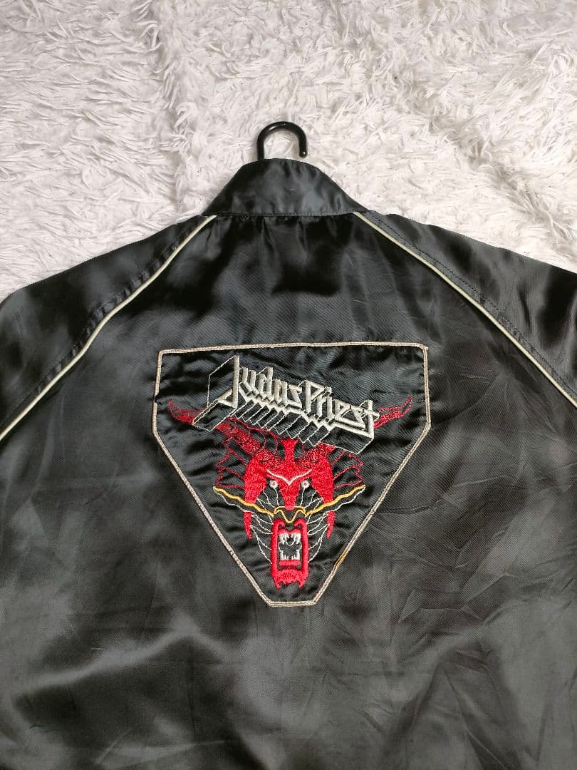 極希少　80s　Judas Priest ツアーサテンジャケット ROADIE製