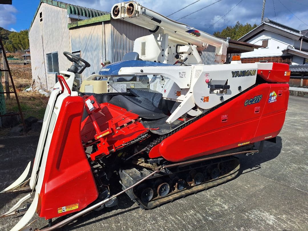 コンバイン2条刈　ヤンマー　GC219　使用時間168h　　良品