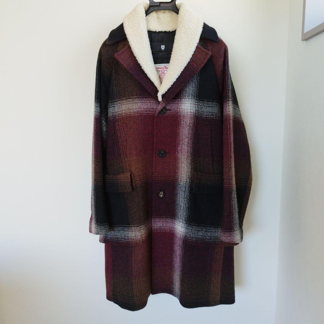 BLACK LABEL CRESTBRIDGE チェック柄ロングコート