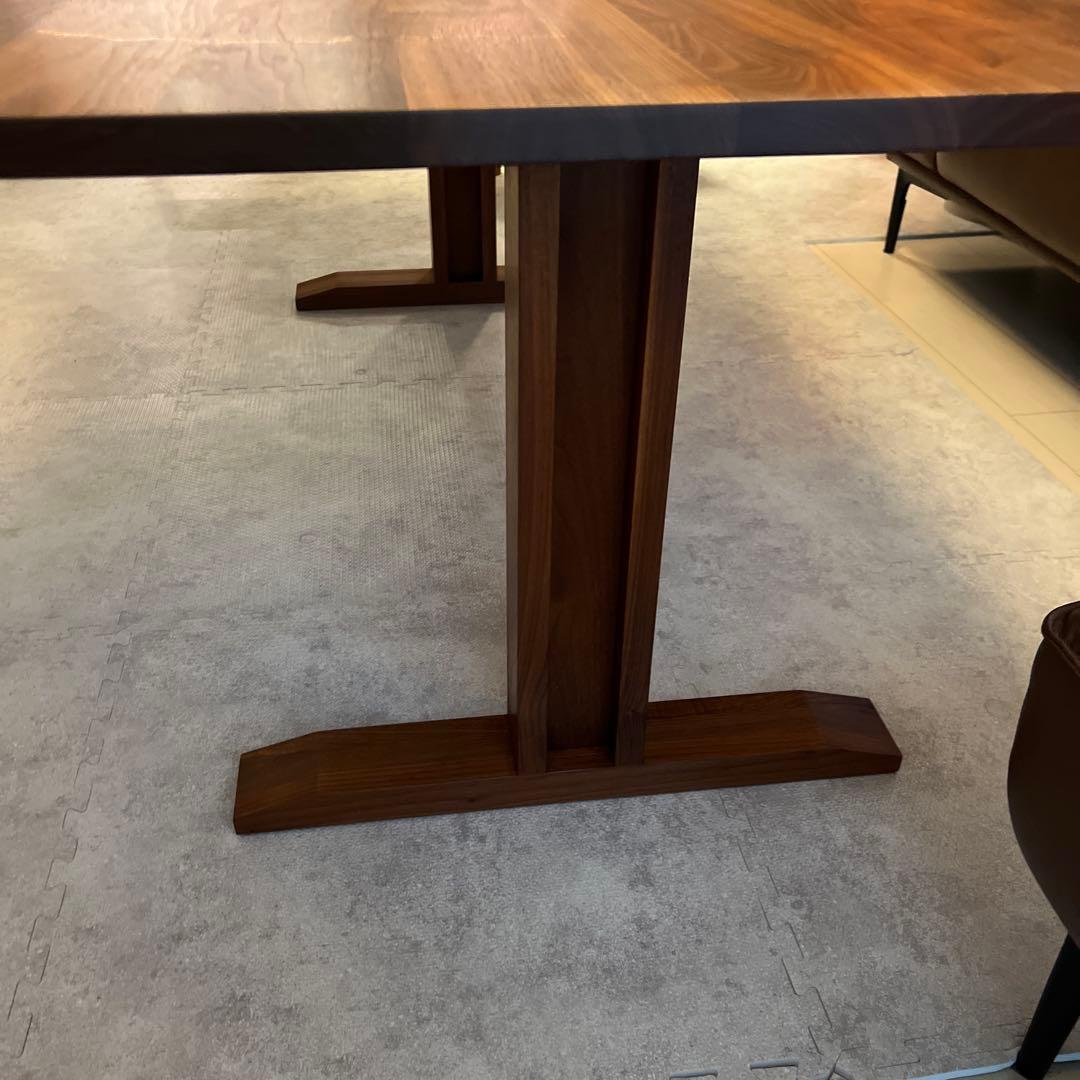 【超美品】マスターウォール ウォールナットRITS ダイニングテーブル 送料込み