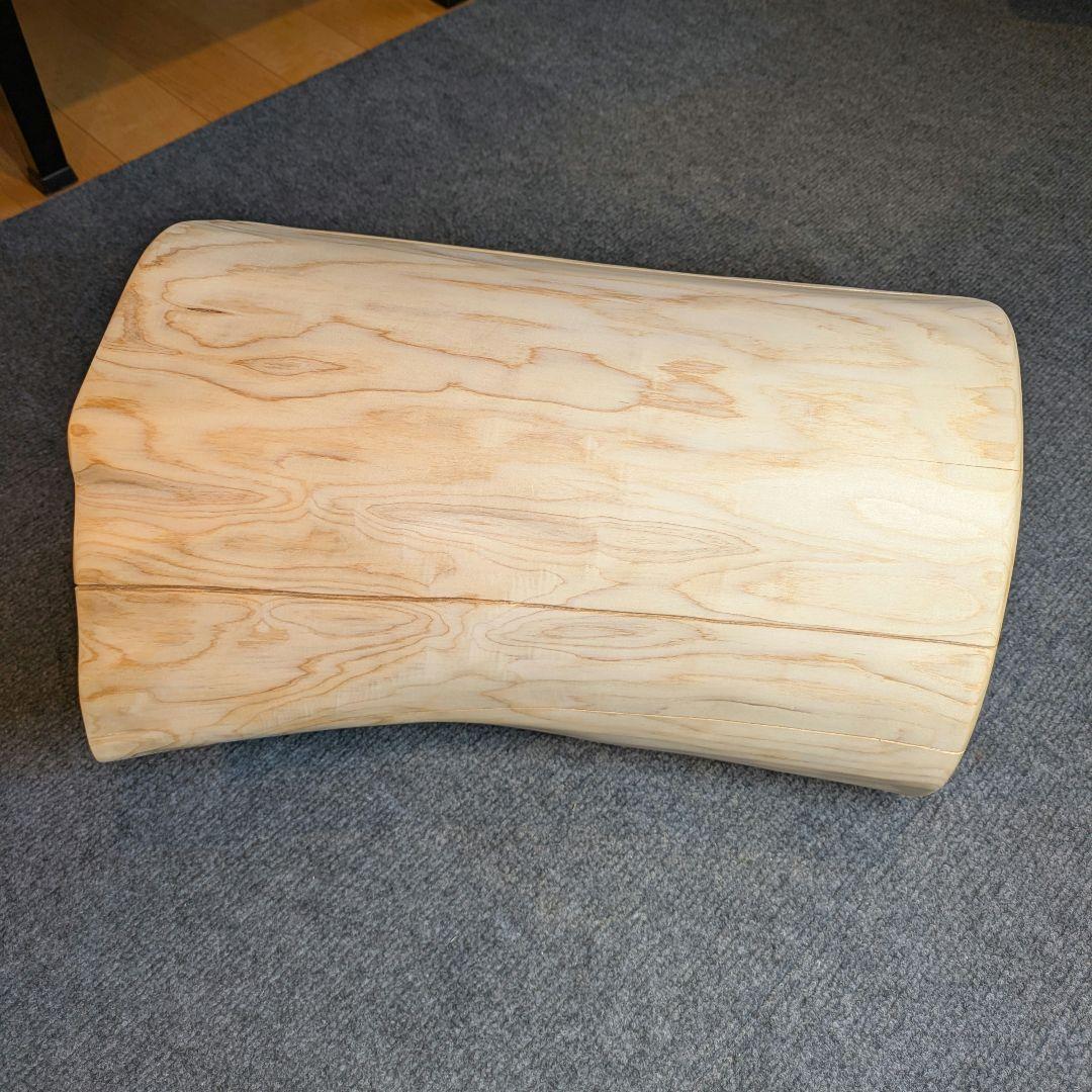 檜　切り株　丸太　椅子　スツール　 高さ約42.5cm