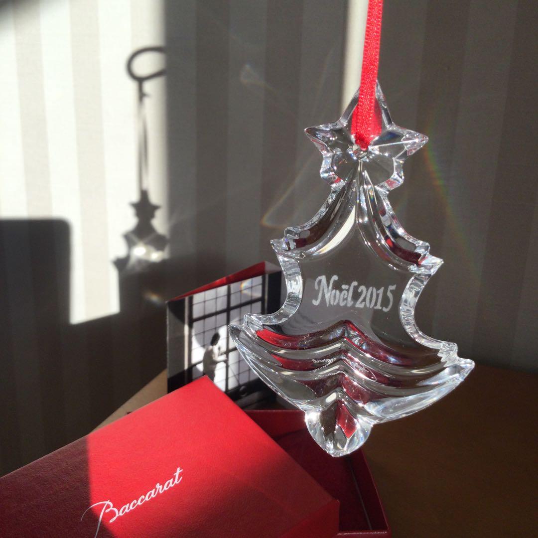 Baccarat クリスタルオーナメント クリスマスツリーNoël 2015