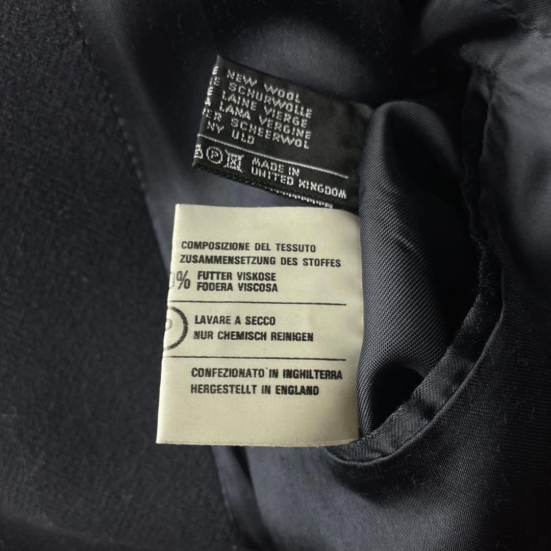 【80s HACKETT LONDON】肉厚ヘビーウェイトウール ダブル j98