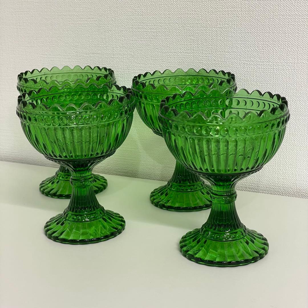 イッタラ マリメッコ マリボウル スモール グリーン 4個セット