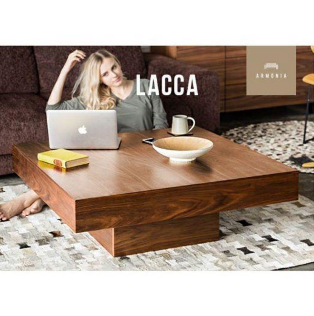アルモニア lacca ローテーブル ウォールナット