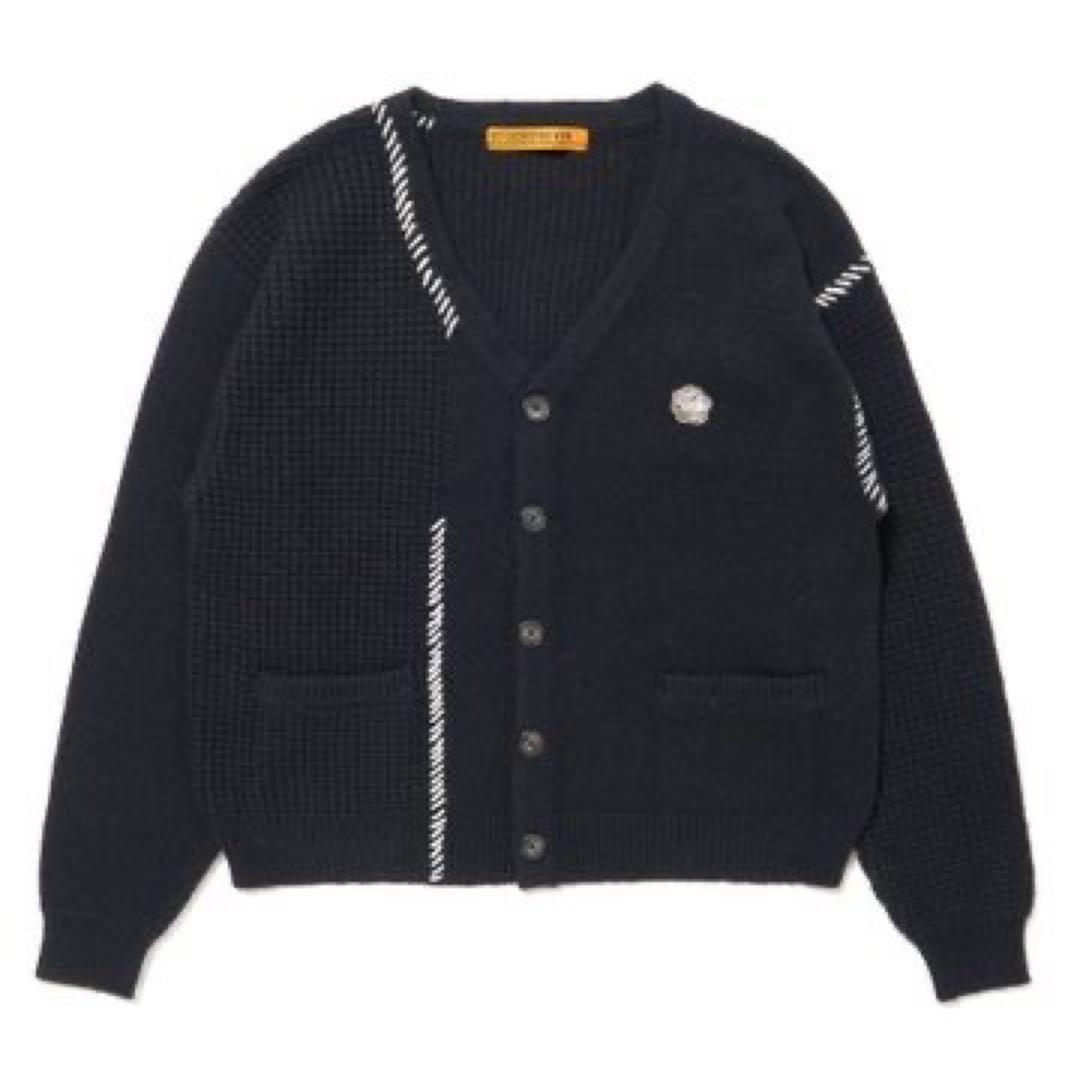 トップス studioseven Stitch Docking Knit Cardigan