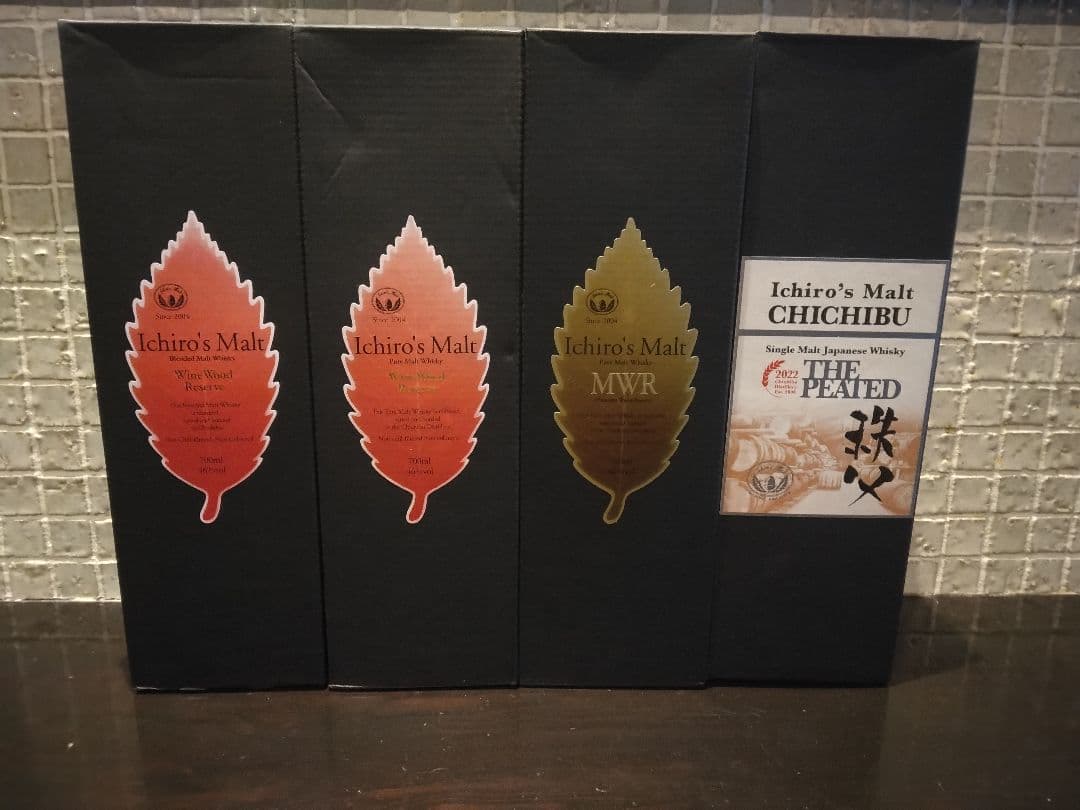 イチローズモルト　4本セット ザ ピーテッド 秩父 the peated