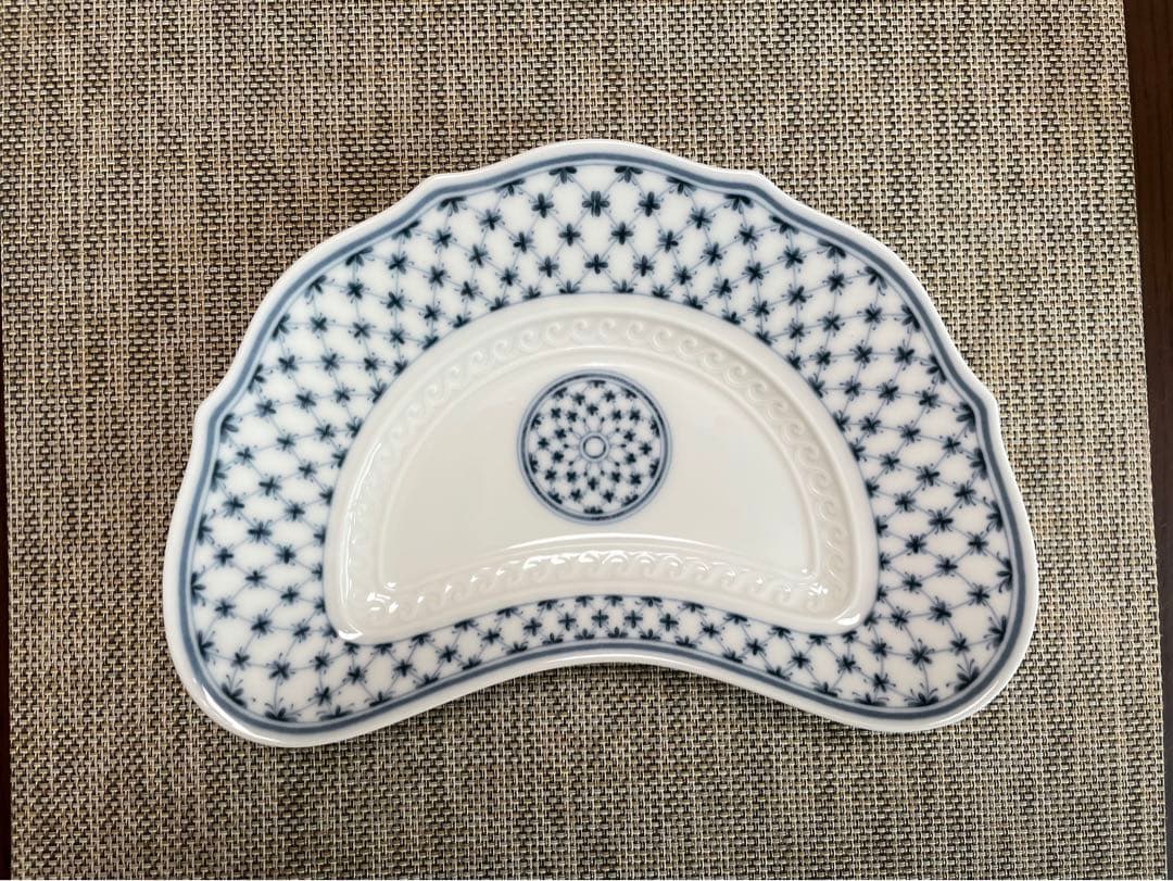 【廃盤型】　ジノリ　ミュージオクラシコ　クレセント皿