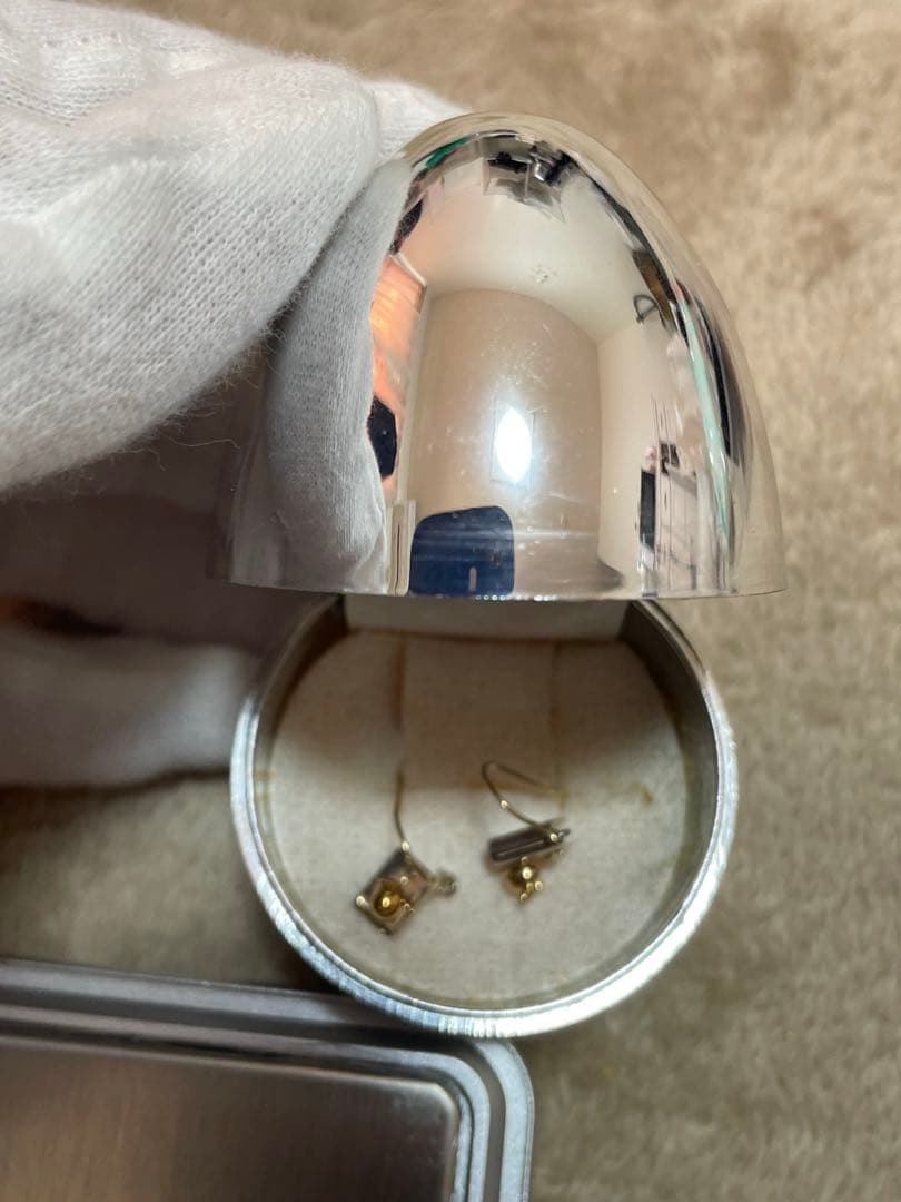 株式会社サンシャイン　天使の卵　ピアス(K18 SV刻印あり)