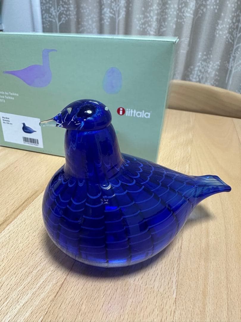 【極美品/完売】最安値！イッタラBlue Bird　オイバトイッカ　ルリコマドリ