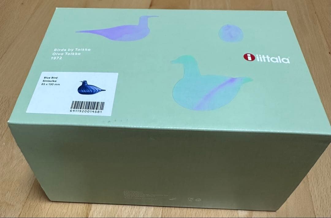 【極美品/完売】最安値！イッタラBlue Bird　オイバトイッカ　ルリコマドリ