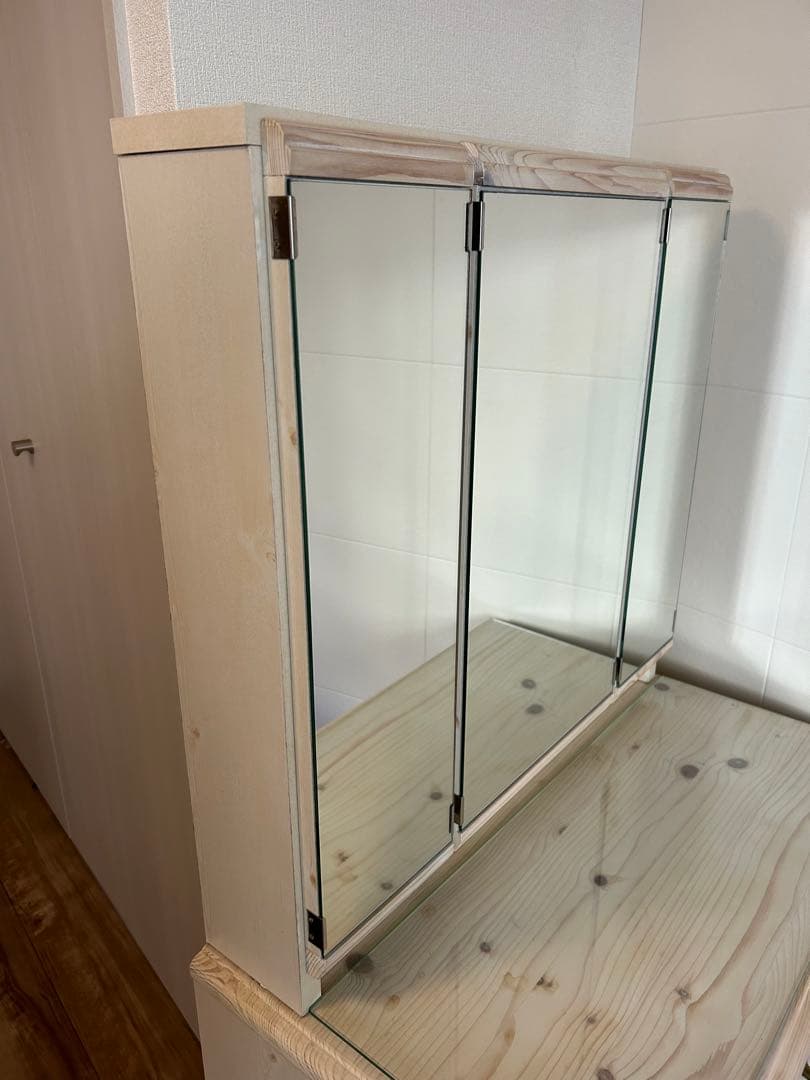 ゆんゆりドレッサー　スツール付き