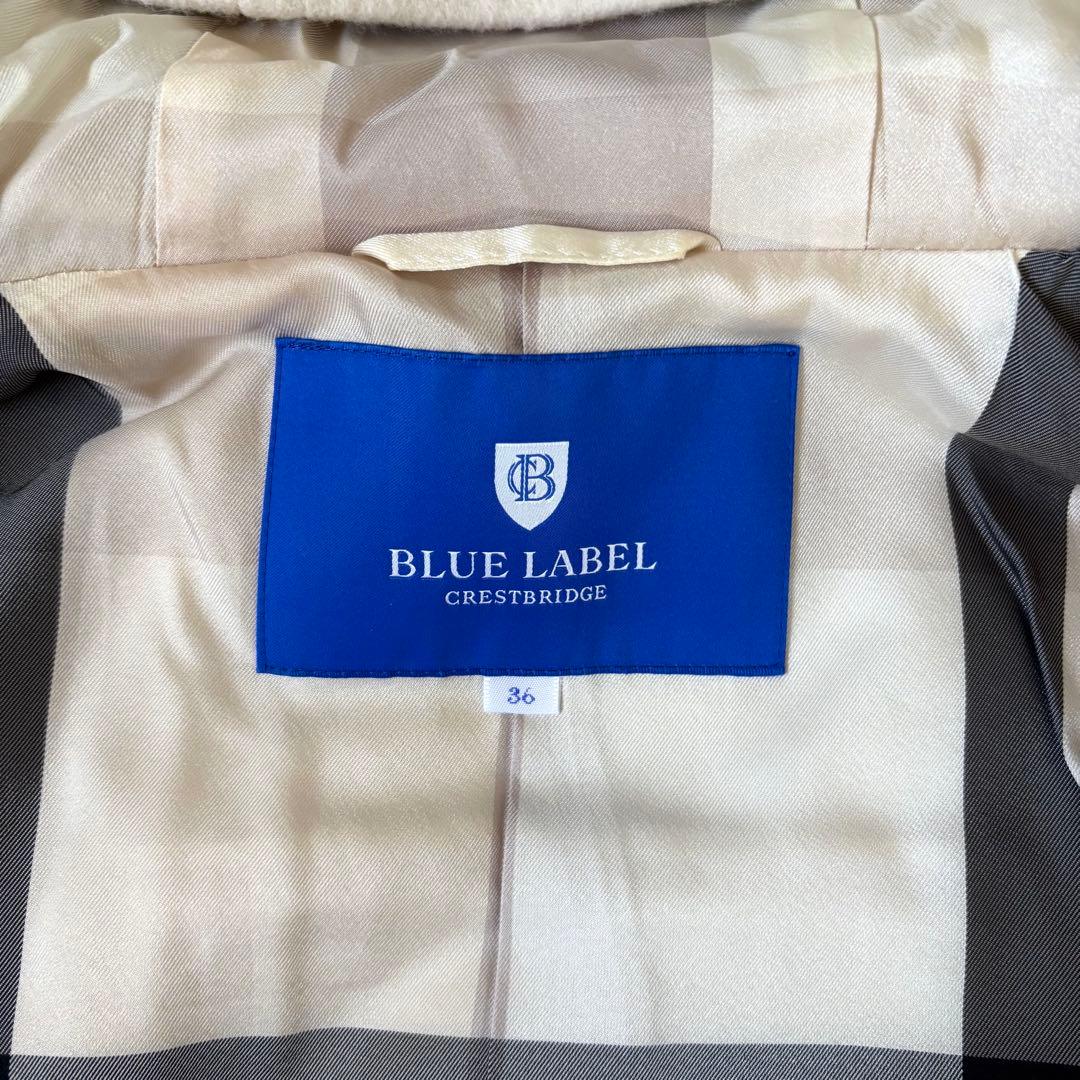 【極美品✨】ブルーレーベルクレストブリッジ　ダッフルコート　ホワイト　36 S