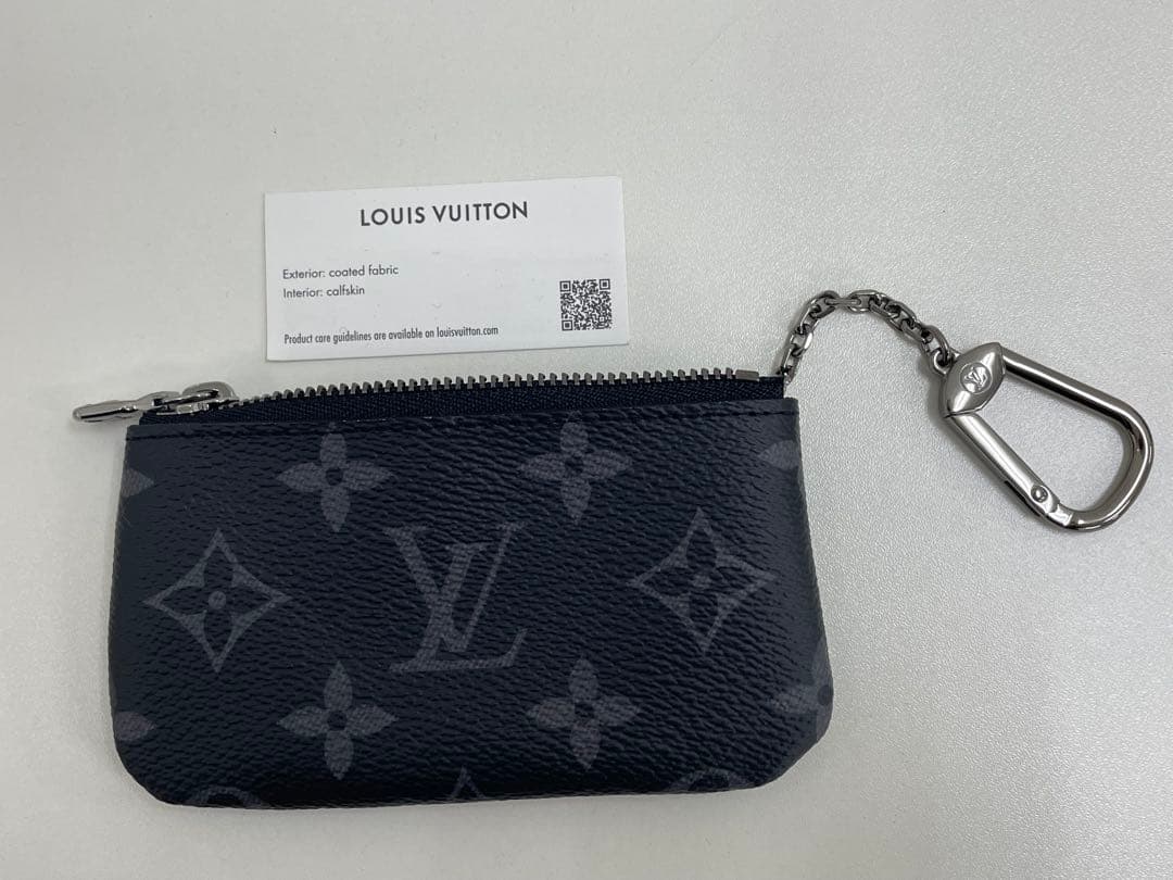 【新品未使用】ヴィトン エクリプス 黒×グレー ポシェット クレ モノグラム