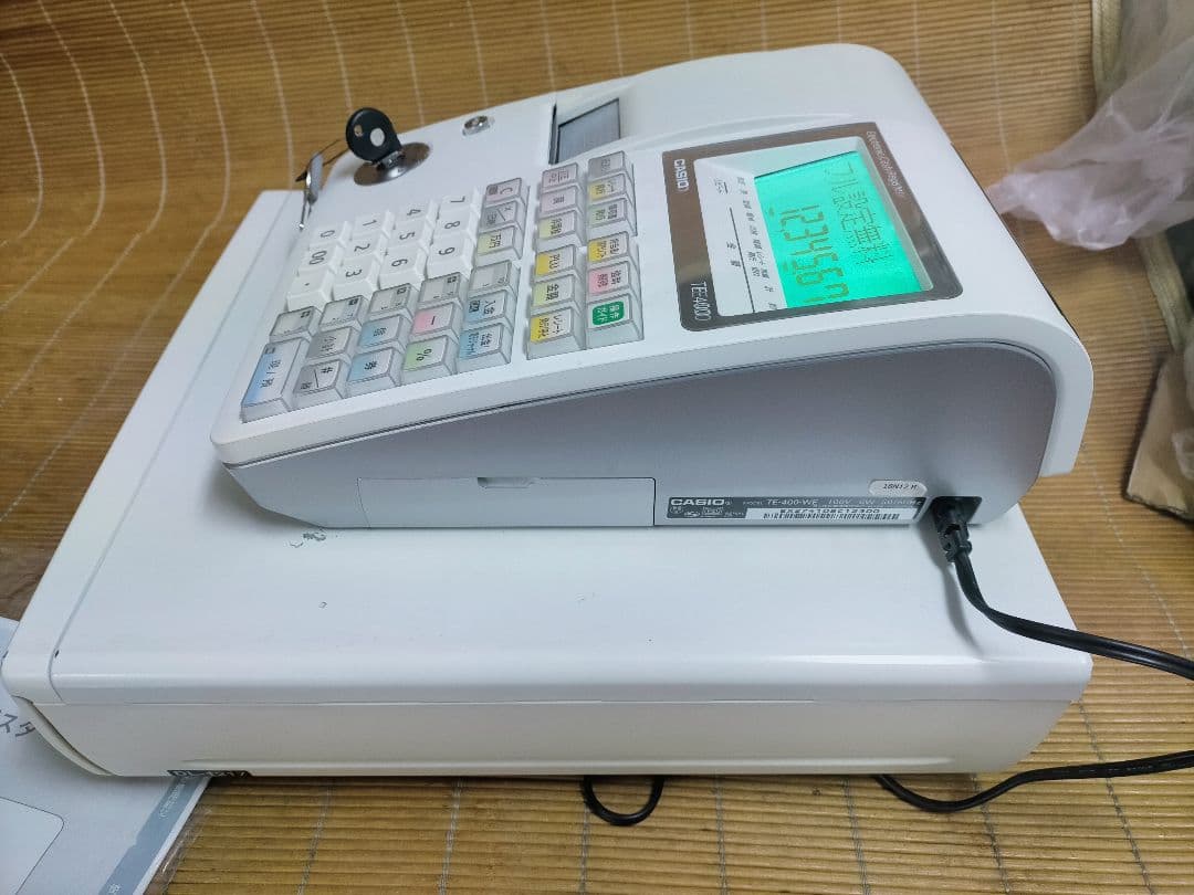カシオレジスター　TE-400　フル設定無料　PC連携売上管理　330006