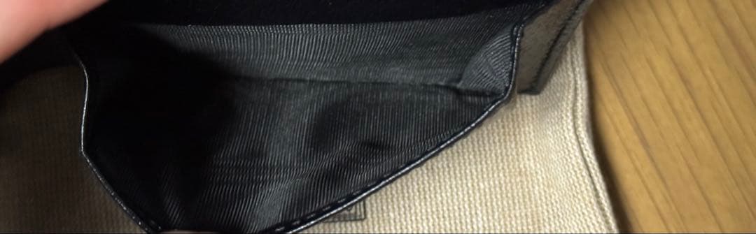 GUCCI グッチ 二つ折り財布 GGマーモント レザー 黒