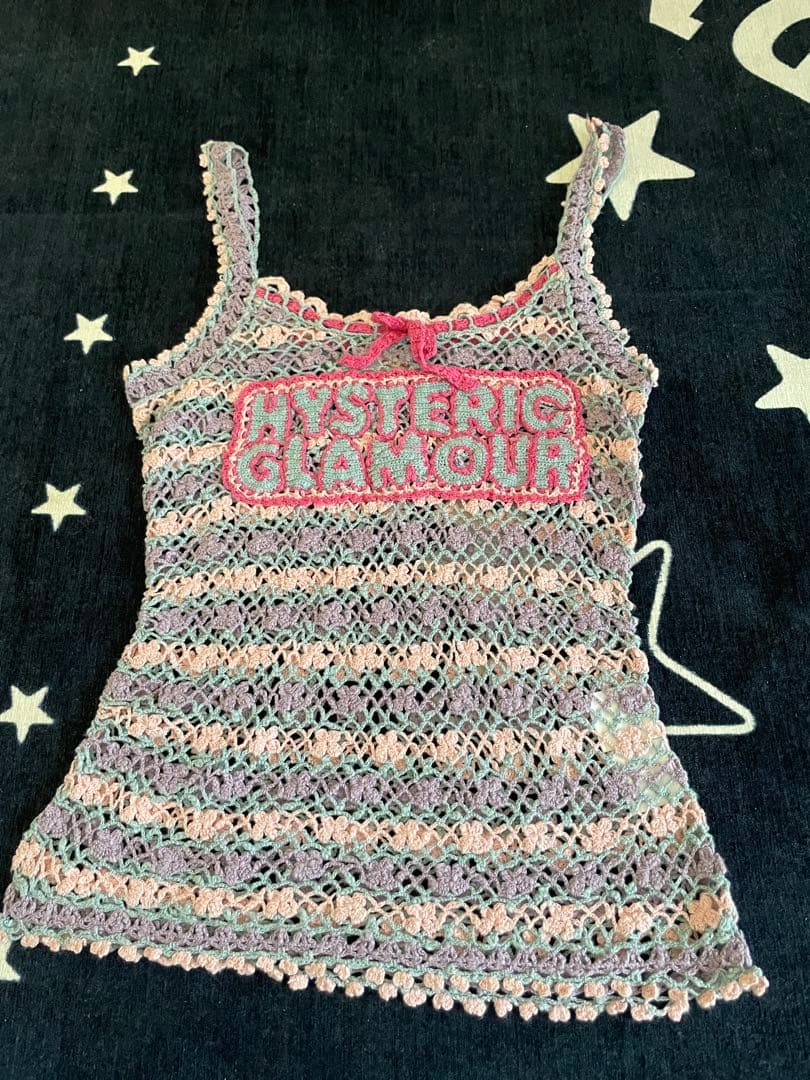 クリーニング済み✨【HYSTERIC GLAMOUR ✨】レースタンクトップ
