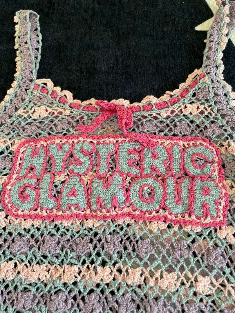 クリーニング済み✨【HYSTERIC GLAMOUR ✨】レースタンクトップ
