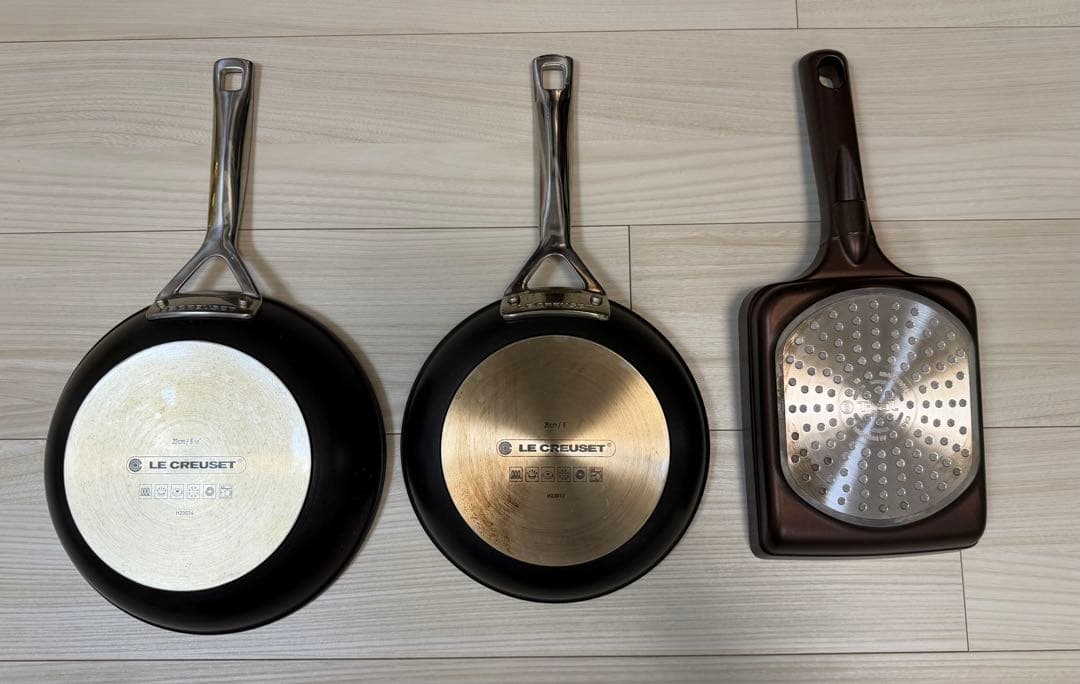 LE CREUSET T-Fal フライパン 3点セット