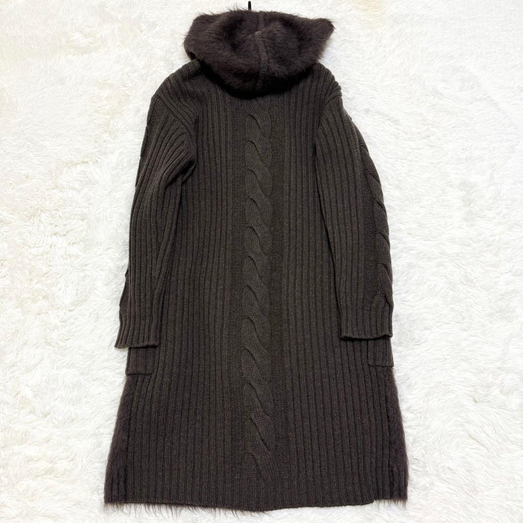 m*y様 [近年モデル] マックスマーラ 高級✨白タグ　モヘヤ ケーブルニット