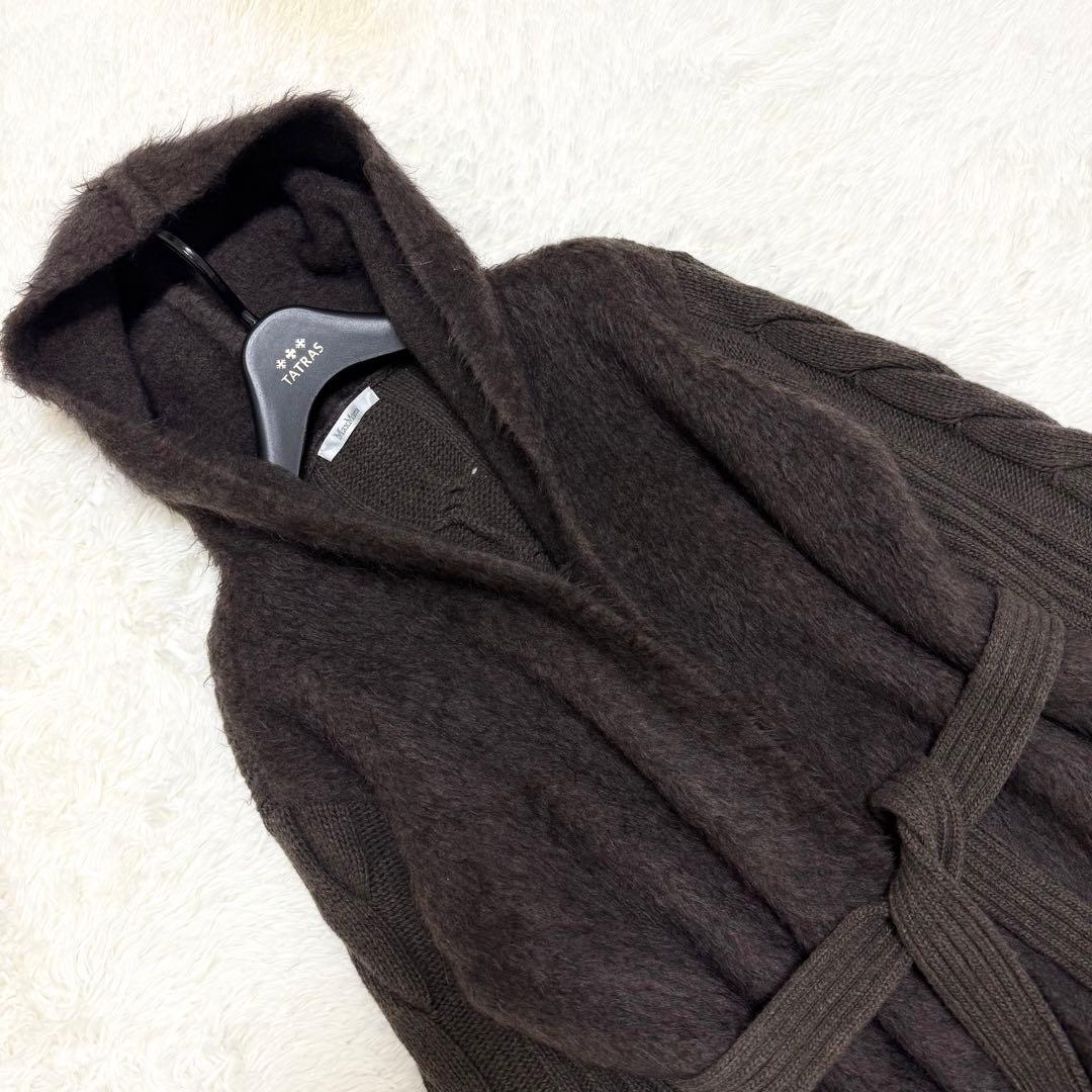 m*y様 [近年モデル] マックスマーラ 高級✨白タグ　モヘヤ ケーブルニット