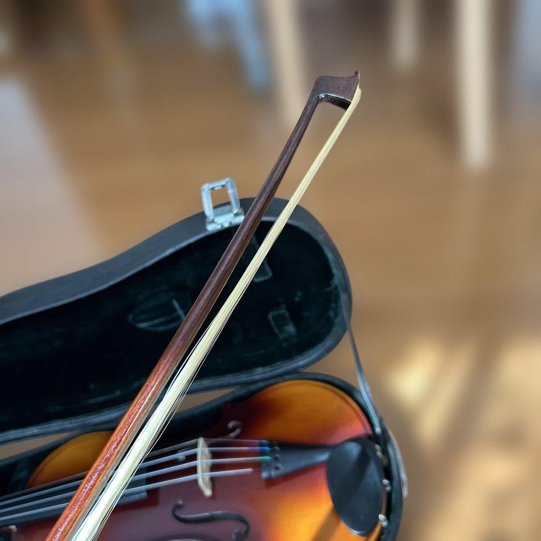 年末キャンペーン　純木製　バイオリン 本体 ハードケース付き 百花