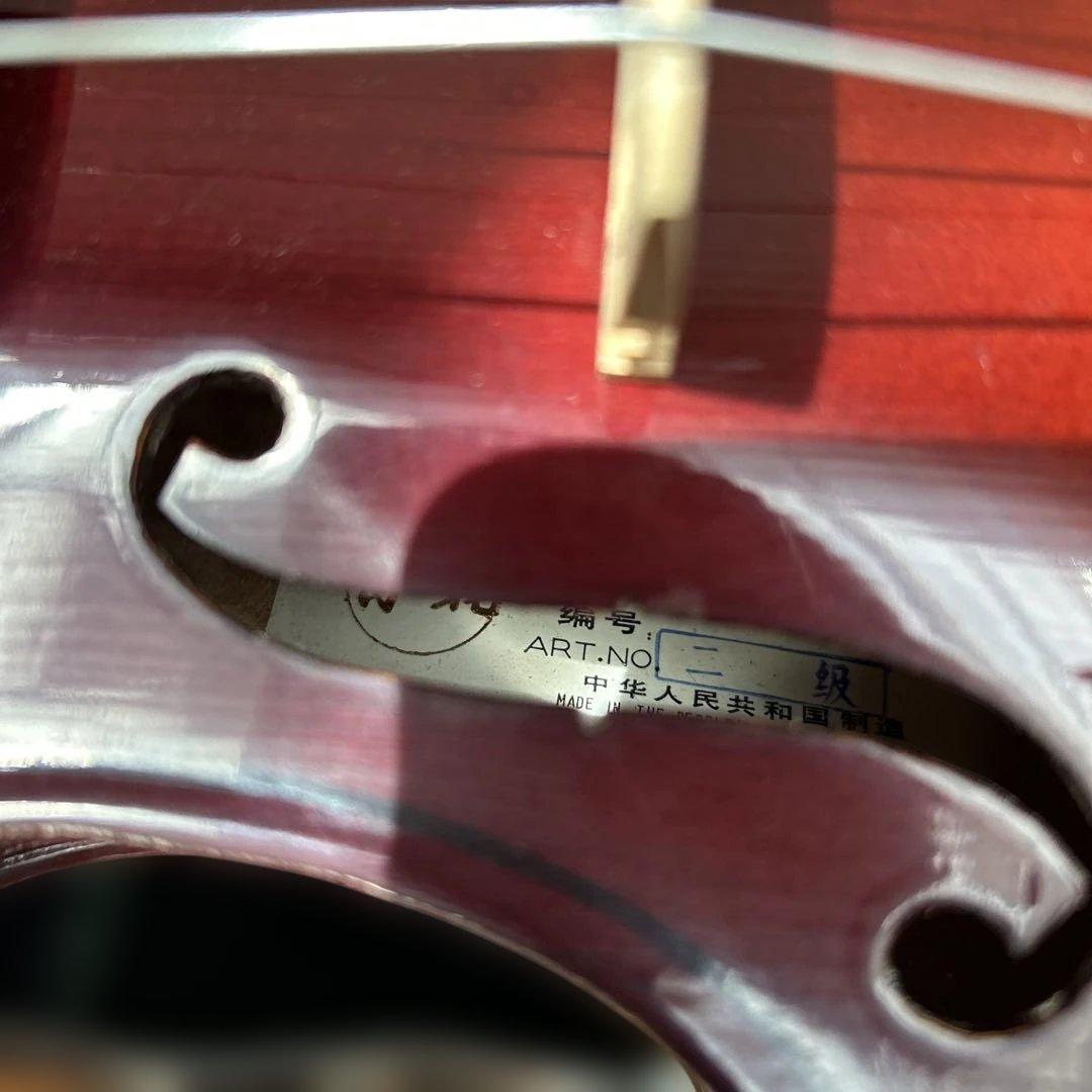 年末キャンペーン　純木製　バイオリン 本体 ハードケース付き 百花