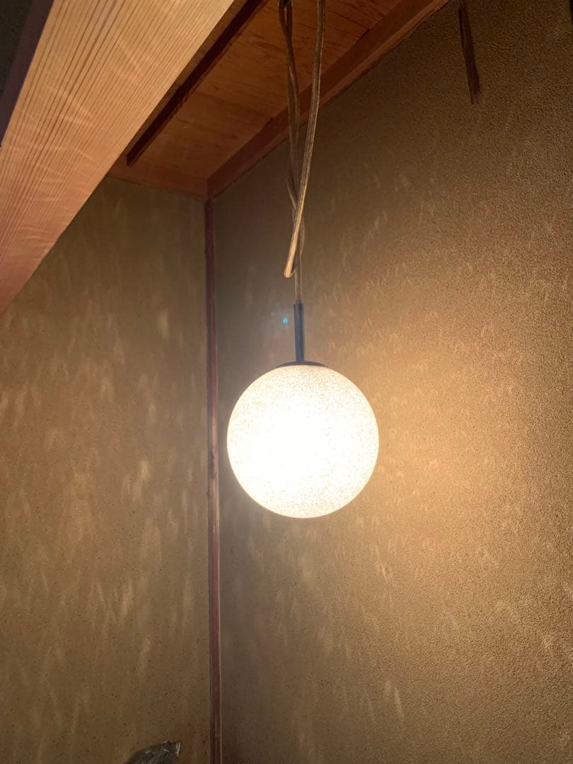 昭和レトロ　アンティークライト　球体